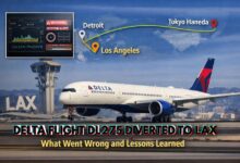 delta flight dl275 diverted lax