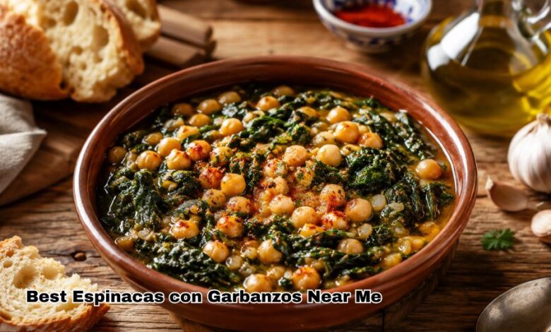 Best Espinacas con Garbanzos Near Me