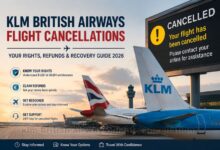 klm british airways flight cancellations