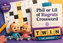 phil or lil of rugrats crossword