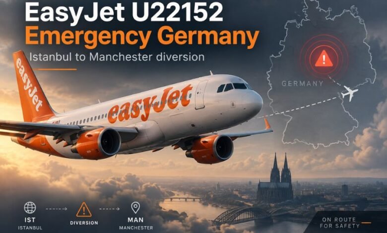 EasyJet U22152 Emergency Germany