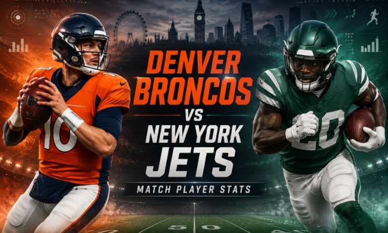 denver broncos vs new york jets match player stats