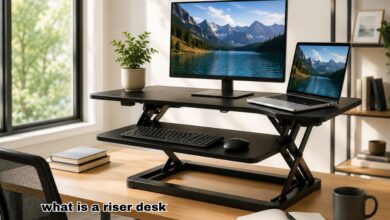 what is a riser desk